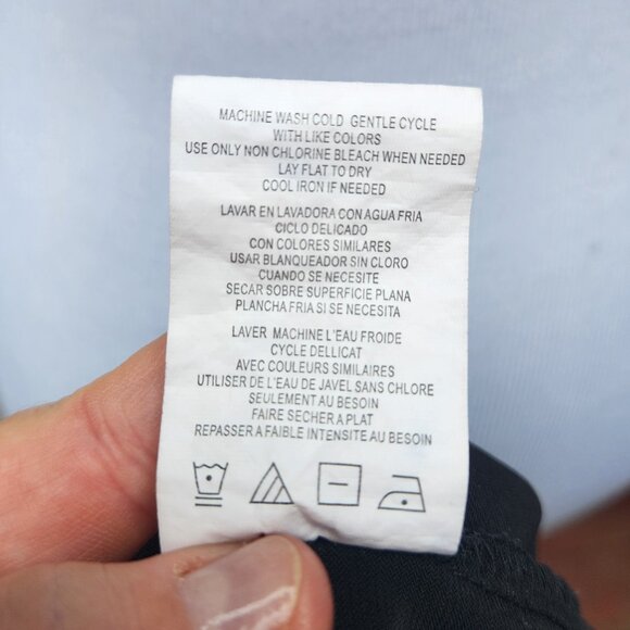 Tiana B Black Sleeveless Dress V-Neck Pleats Solid Stretch - Picture 16 of 16